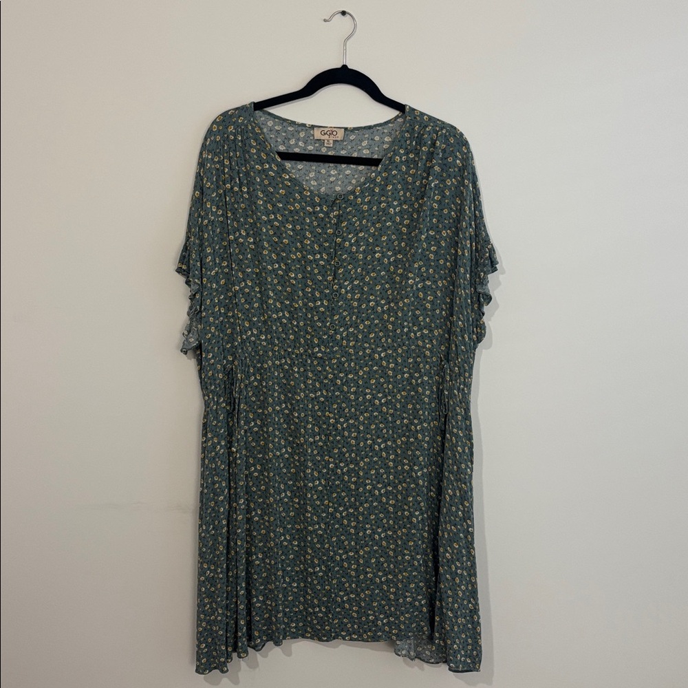 Floral Green Dress